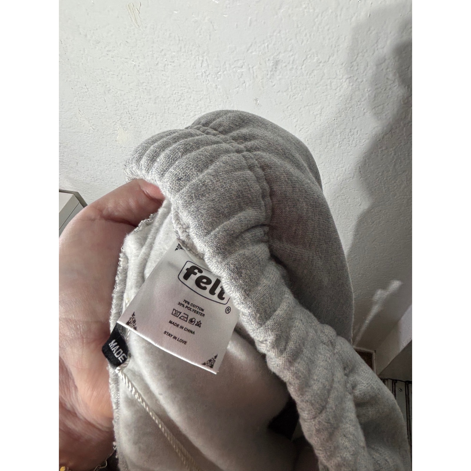 Felt For Every Living Thing Sweatpants Butterfly Embroidered Small New Lounge — image 5 of 6